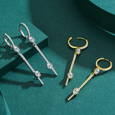 Wholesale Silver Hoop Earrings | Fashion 18k Gold Women 925 Sterling Silver Earrings