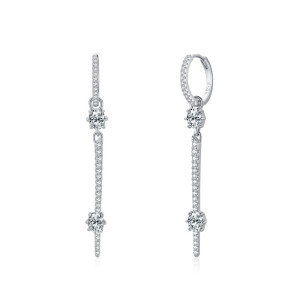 Brincos de argola de prata por atacado | Brincos de prata esterlina 925 femininos em ouro 18k