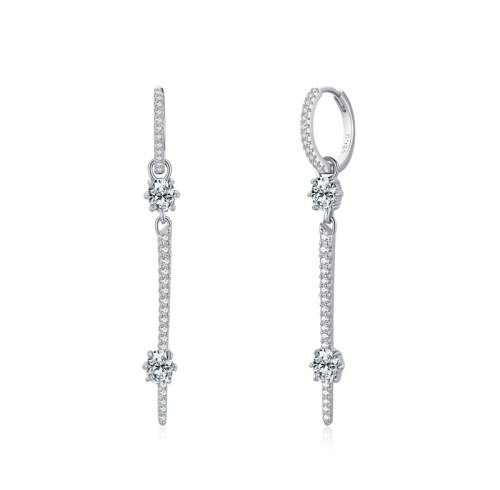 Wholesale Silver Hoop Earrings | Fashion 18k Gold Women 925 Sterling Silver Earrings