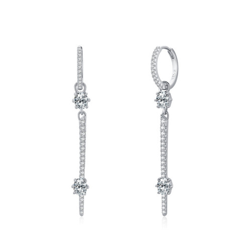 Wholesale Silver Hoop Earrings | Fashion 18k Gold Women 925 Sterling Silver Earrings