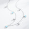 Wholesale 925 Silver Charm Necklace | Fashion Light Luxury Zircon Necklace For Women