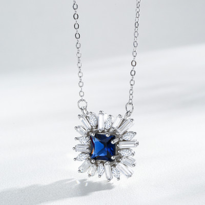 Wholesale Light Luxury Zircon Fashion Temperament Necklace | 925 Silver Necklace For Girls