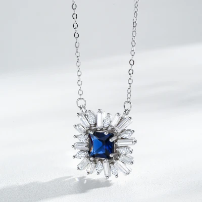 Wholesale Light Luxury Zircon Fashion Temperament Necklace | 925 Silver Necklace For Girls