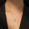 Customized Classic Cubic Zircon Vintage Necklace | Women 925 Silver Design Necklace