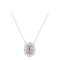 Customized Classic Cubic Zircon Vintage Necklace | Women 925 Silver Design Necklace