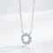 New Custom Womens Pendant Necklace | High Quality Zircon 925 Sterling Silver Necklace