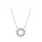 New Custom Womens Pendant Necklace | High Quality Zircon 925 Sterling Silver Necklace