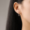 New Produce Simple Zircon Hoop Earrings | High End 925 Silver Earrings For Women