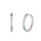 New Produce Simple Zircon Hoop Earrings | High End 925 Silver Earrings For Women