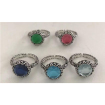 Wholesale 925 Sterling Silver Rings | Classic Glass Oxidation Fashion Rings For Women