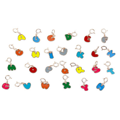 Factory Customized 925 Silver Pendant | Cute Ins Style Letter Enamel Children's Pendant