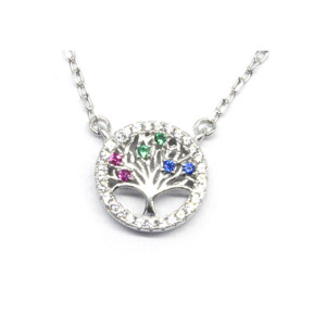 Collar Árbol de la Vida en Plata de Ley 925 | Collar de Plata Personalizado para Mujer
