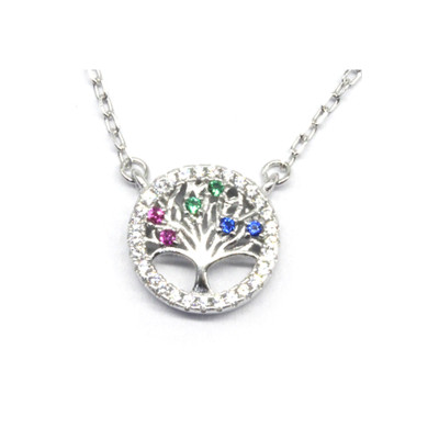 New Arrival 925 Sterling Silver Tree of Life Necklace | Personalized Silver Necklace For Women