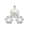 Custom Pearl 925 Silver Bridal Jewelry Set | Classic Zircon Jewelry Set For Women