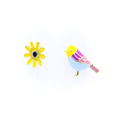 New Design Personality Enamel Earrings | 925 Sterling Silver Simple Earrings For Women