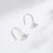 New 925 Sterling Silver Zircon Earrings | Exquisite Ladies Silver Drop Earrings