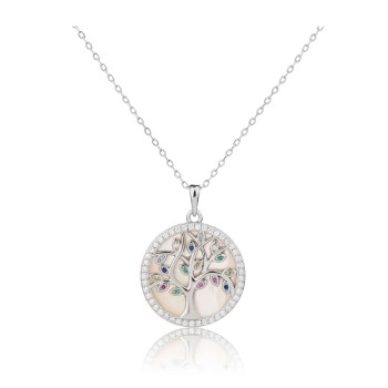 Wholesale 925 Sterling Silver Tree of Life Necklace | Exquisite Silver Necklace For Girls