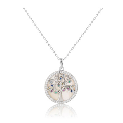 Wholesale 925 Sterling Silver Tree of Life Necklace | Exquisite Silver Necklace For Girls
