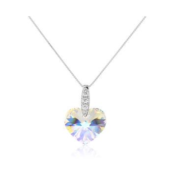 Hot Sale 925 Sterling Silver Crystal Necklace | Luxury Rhinestone Zircon Necklace for Women