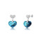 New Trendy Silver Crystal Drop Earrings | High Quality  Zircon 925 Silver Rhinestone Earrings