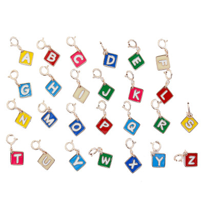 Wholesale Enamel Silver Pendant | Popular Letters Children's Sterling Silver Pendants