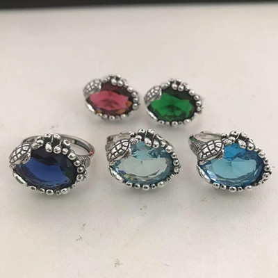 Wholesale High Quality Luxury Glass Open Size Ring | Design Womens Sterling Silver Ring