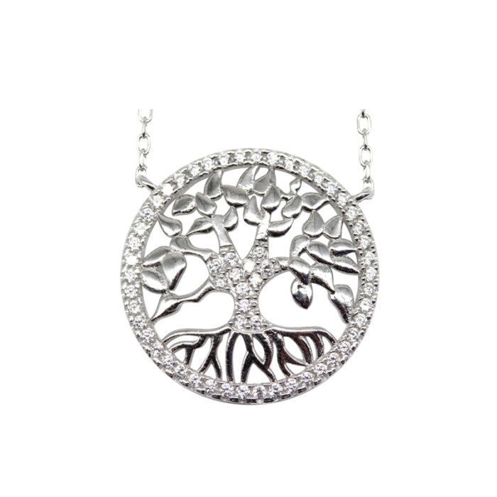 Nuovi arrivi: collana con ciondolo in argento sterling | collane personalizzate con albero della vita per donna