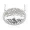 Hot Selling Sterling Silver Necklace | Fine Jewelry Tree Of Life Silver Necklace Women