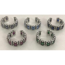 Wholesale 925 Sterling Silver Glass Ring | Classic Ladies Silver Fashion Rings