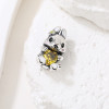 Colgante de circonita de moda al por mayor | Bonito colgante de conejo de plata 925 para mujer