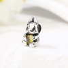 Colgante de circonita de moda al por mayor | Bonito colgante de conejo de plata 925 para mujer