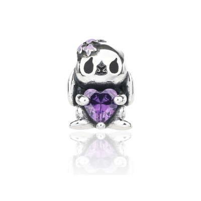Ciondoli in argento sterling 925 all'ingrosso | Raffinati accessori con ciondolo a forma di coniglio in zircone per donna
