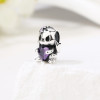 Ciondoli in argento sterling 925 all'ingrosso | Raffinati accessori con ciondolo a forma di coniglio in zircone per donna