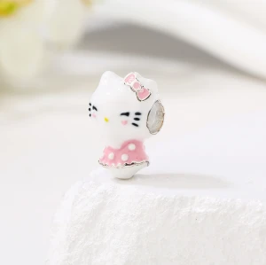 Hot Selling Hello Kitty Sterling Silver Pendant | Trendy Ins Style Fashion Pendant For Women