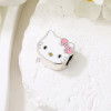 Ciondolo Hello Kitty personalizzato in argento sterling 925 | Eleganti e raffinati pendenti in argento per donna