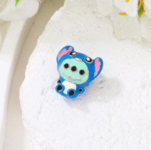 Pingente de prata com ponto de prata estilo hot style | Pingente de joia de prata 925 esmaltada