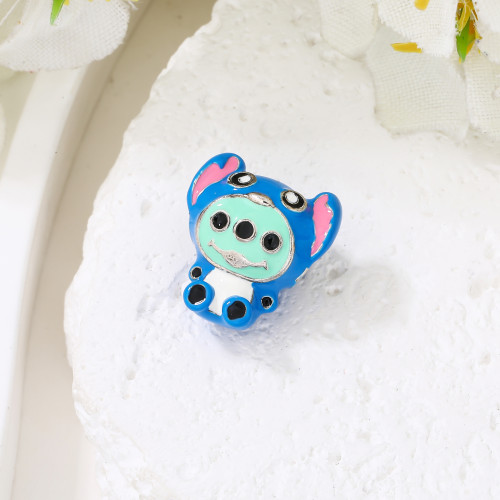 Pingente de prata com ponto de prata estilo hot style | Pingente de joia de prata 925 esmaltada