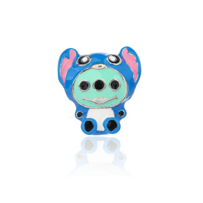 Pingente de prata com ponto de prata estilo hot style | Pingente de joia de prata 925 esmaltada