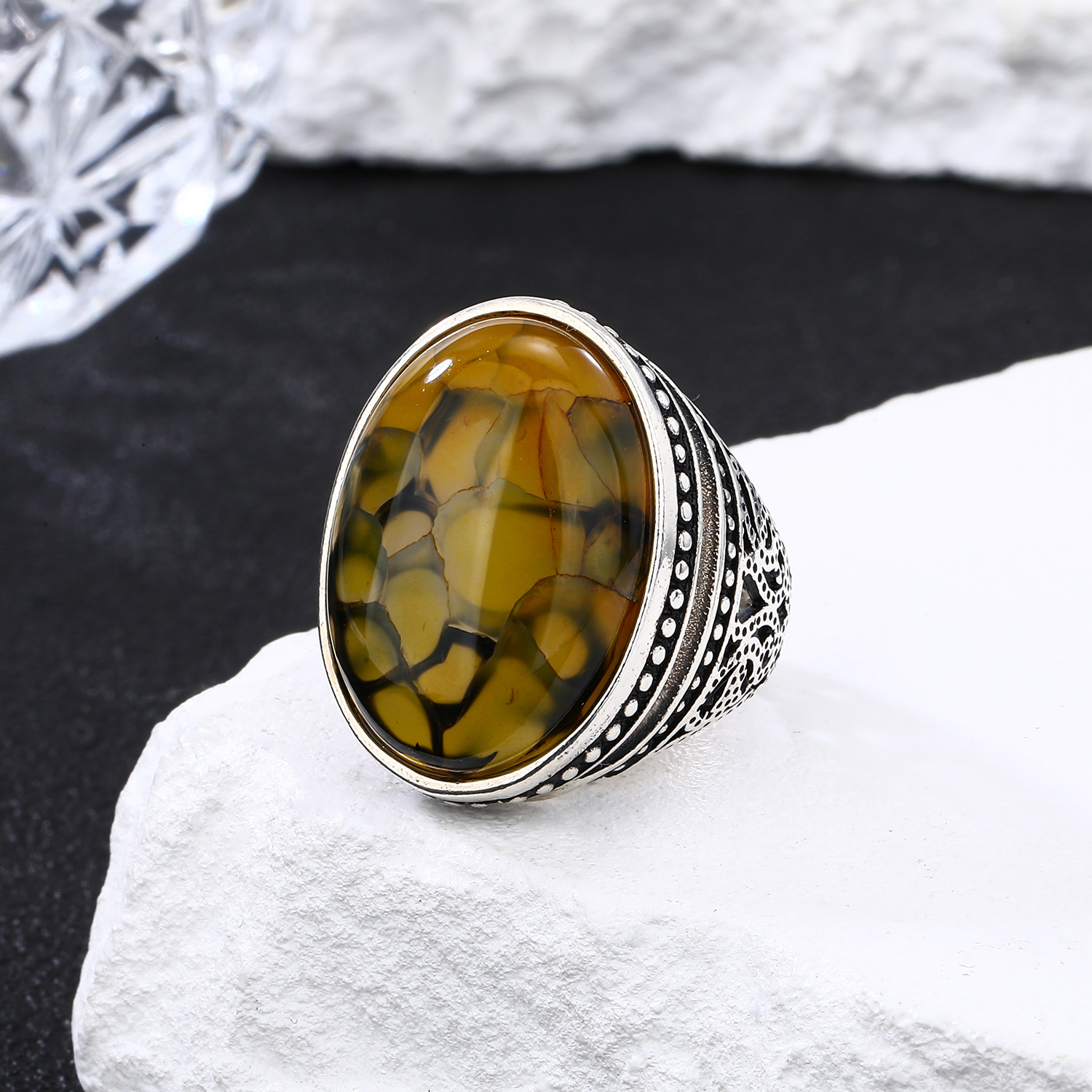 Dragon Agate ring