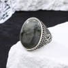 Hot Sale 925 Sterling Silver Rings Jewelry | Natural Stone Personalized Mens Rings