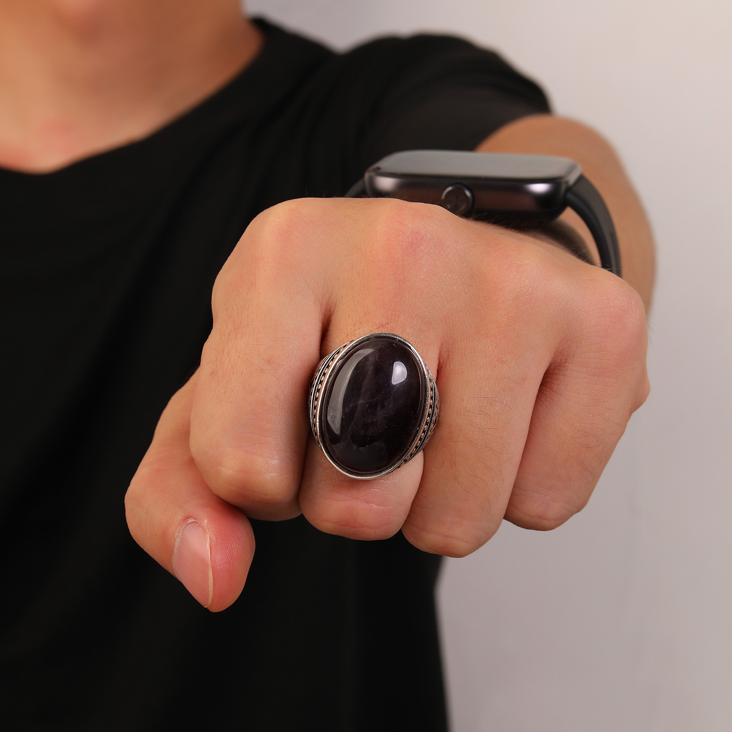 Obsidian Ring
