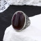 Hot Sale 925 Silver Dragon Agate Rings | Flash Stone Obsidian Personalized Mens Rings