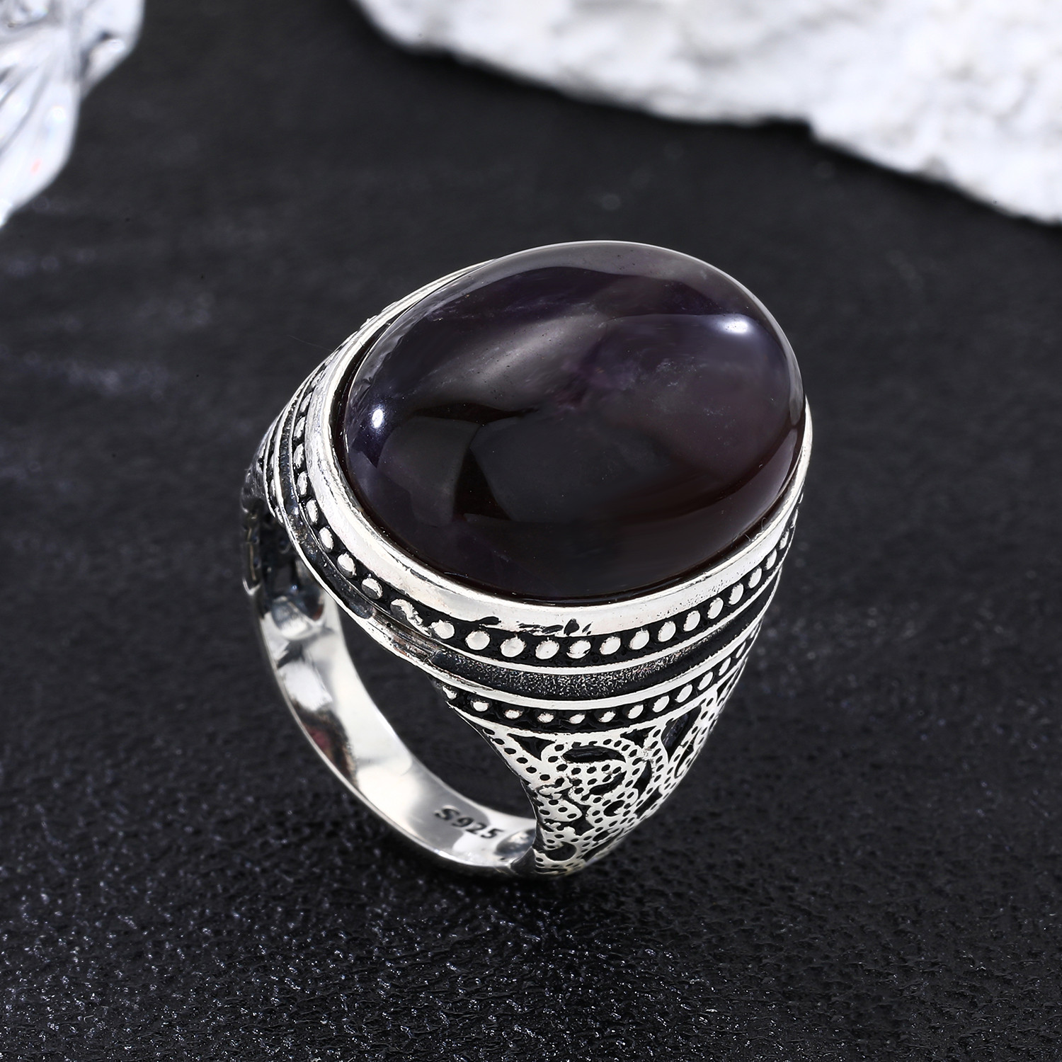Obsidian Ring