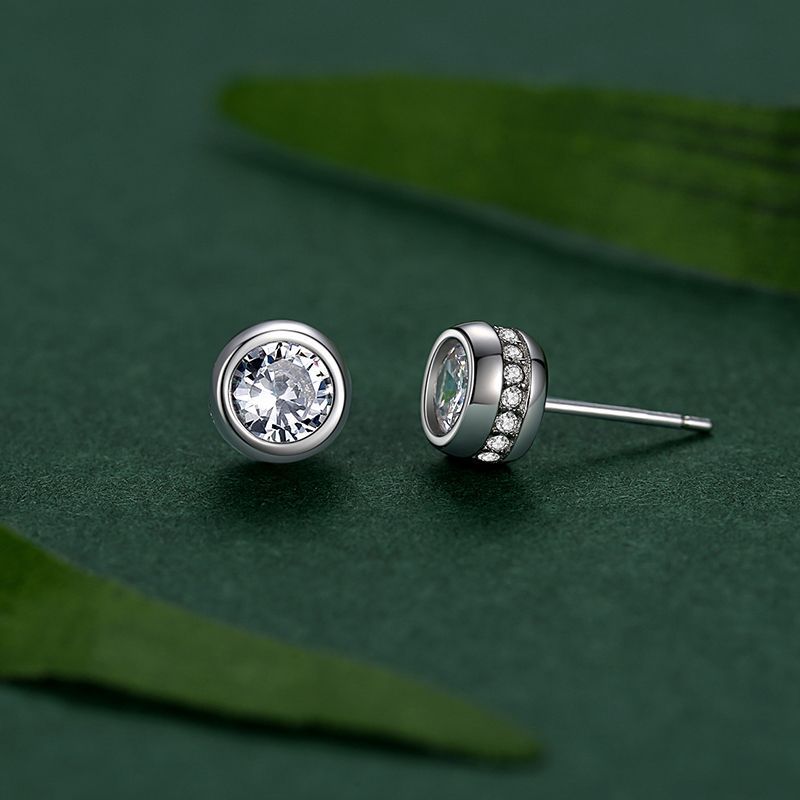 silver earrings