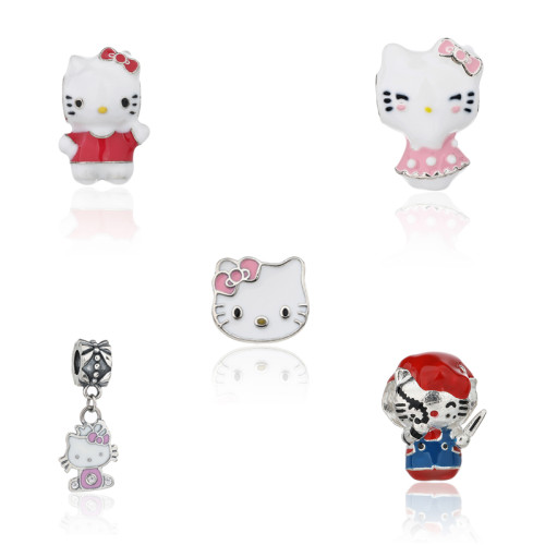Hot Selling Hello Kitty Sterling Silver Pendant | Trendy Ins Style Fashion Pendant For Women