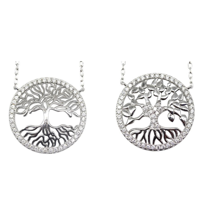 Sterling Silver Tree Of Life Necklace