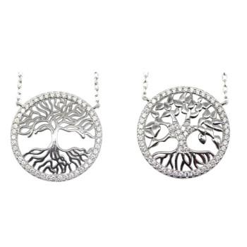 New Arrivals Sterling Silver Tree Of Life Necklace | Charm Personalized Necklaces For Women