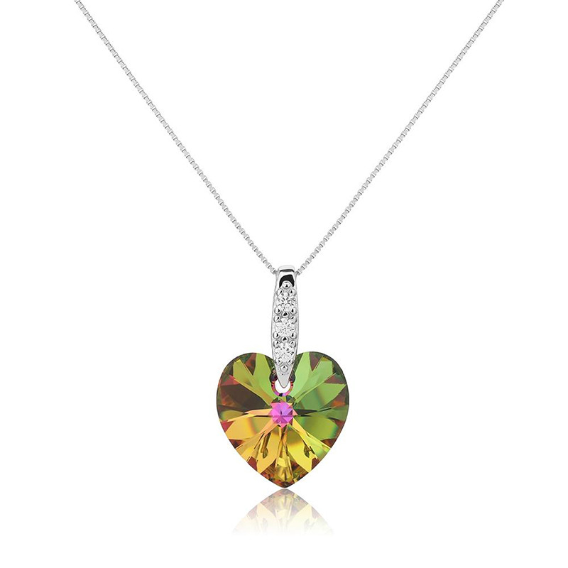 Silver Crystal Necklace