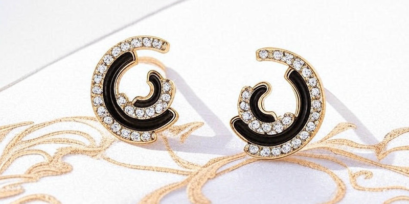 silver earrings