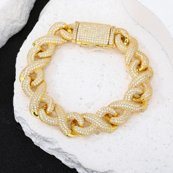 Wholesale 18k Gold Bracelet Cuban Link | Mens Gold Cuban Link Bracelet​